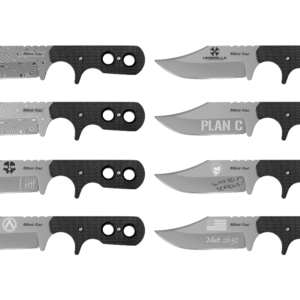 Engraved Cold Steel Mini Tac Bowie Neck Knife – Custom Engraving