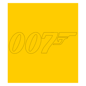 007 Single Image Cerakote Stencil