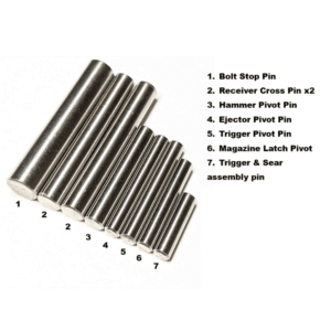 Stainless Complete Pin Set for Ruger 10/22