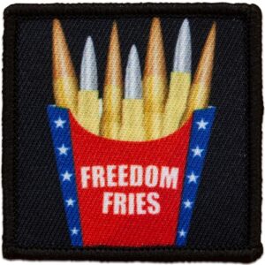 Freedom Fries Embroidered Patch