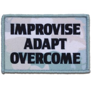 Improvise Adapt Overcome Embroidered Patch
