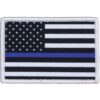 Police Thin Blue Line Flag Morale Patch