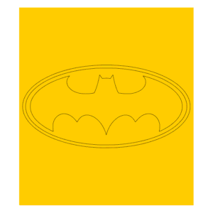 Batman Single Image Cerakote Stencil