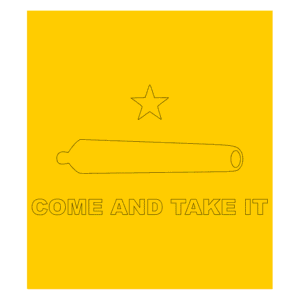 Come And Take It Single Image Cerakote Stencil