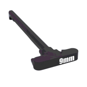 Engraved Charging Handle – 9mm