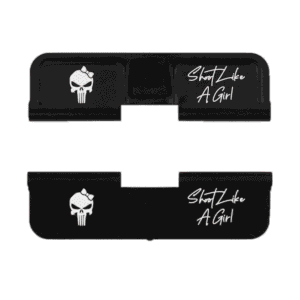 Engraved Dust Cover – Punisher Shoot Like a Girl