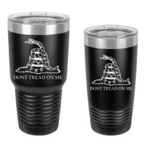 Dont Tread On Me Engraved Drinkware