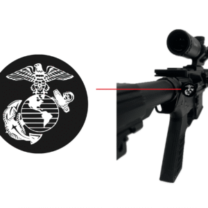 Engraved AR15 or AR 308 Forward Assist Cap – Eagle, Globe, Anchor