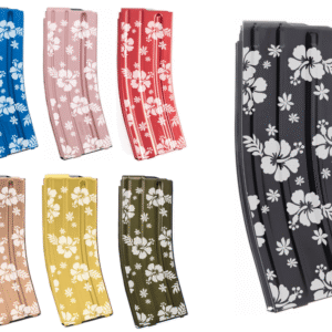 Engraved Duramag 30 Round 5.56/223 AR-15 Aluminum Magazine – Floral