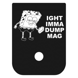 Engraved Magazine Plate for Glock Gen 1-4 – Spongebob Meme