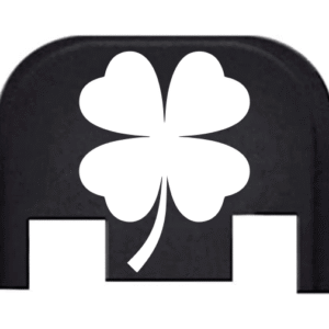 Engraved Slide Plate For Glocks – 4-LEAF CLOVER