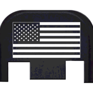Engraved Slide Plate For Glocks – AMERICAN FLAG