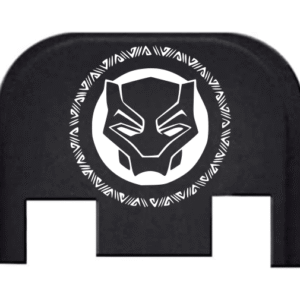 Engraved Slide Plate for Glocks – BLACK PANTHER