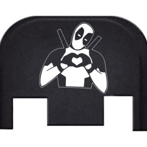 Engraved Slide Plate for Glocks – DEADPOOL <3