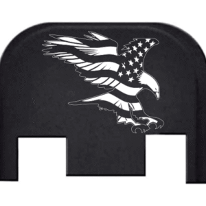 Engraved Slide Plate For Glocks – AMERICAN FLAG EAGLE