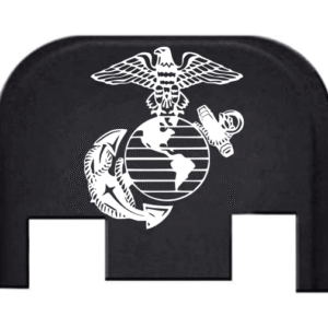 Engraved Slide Plate For Glocks – EAGLE, GLOBE, ANCHOR