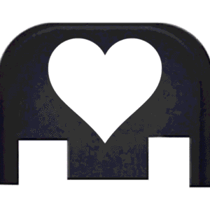 Engraved Slide Plate For Glocks – HEART
