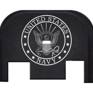 Engraved Slide Plate For Glocks – NAVY