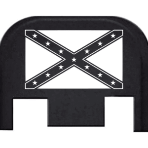 Engraved Slide Plate For Glocks – REBEL FLAG