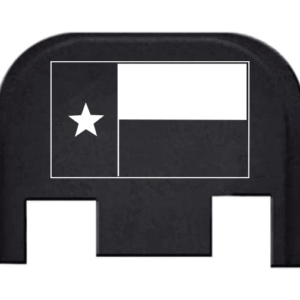 Engraved Slide Plate For Glocks – TEXAS FLAG