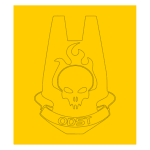Halo ODST Single Image Cerakote Stencil