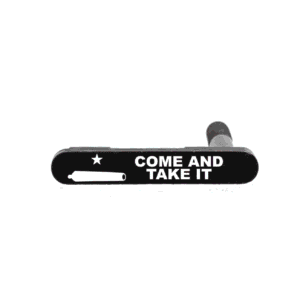 Engraved AR-15 Magazine Catch – Come And Take It