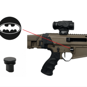 Engraved Oversized Magazine Button – Batman