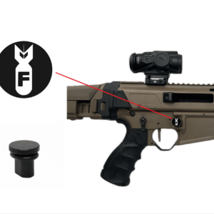 Engraved Oversized Magazine Button – F-Bomb