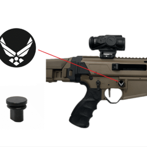 Engraved Oversized Magazine Button – Air Force