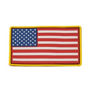 USA Flag Patch PVC – Red White & Blue
