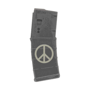 Engraved Magpul MOE PMAG 30 Round AR-15 Magazine – PEACE