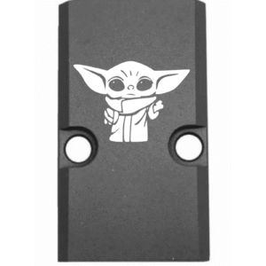 Engraved Optic Plate (RMR/RMSC) – Baby Yoda