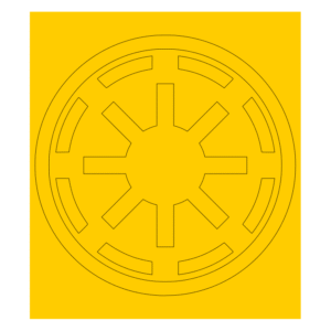 Star Wars Galactic Republic Single Image Cerakote Stencil