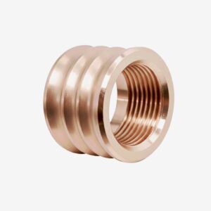 1/2×28 Double Fluted Pistol Length Aluminum Thread Protector – ROSE