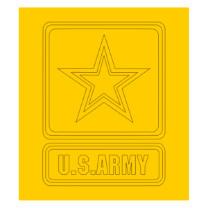 US Army Single Image Cerakote Stencil