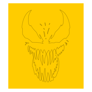 Venom Single Image Cerakote Stencil