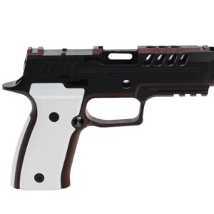 Metallic Maroon & Pearl Cerakoted KMT SIG P320 Compact/Carry ALG Module & Slide Combo – ONE OFF
