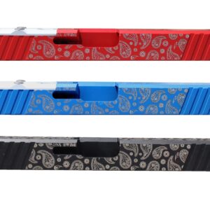Engraved Bandana Slide For Glock 17 / 19 / 21 / 26 / 43