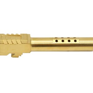 Optimus Series Ported Flush Cut Barrel for Glock 19 – Titanium Nitride (TiN)