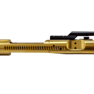 High Polished Titanium Nitride (TiN) 5.56 AR-15 Bolt Carrier Group (BCG)
