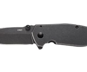 CRKT 2493 Squid Assisted Black Flipper Knife 2.37″ Black Stonewash