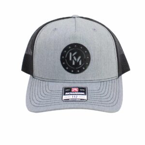 KM Tactical Richardson 112 Grey & Black Patched Hat