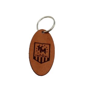 KM Tactical Leather Key Chain