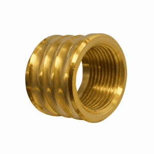 1/2×28 Double Fluted Pistol Length Aluminum Thread Protector – Titanium Nitride