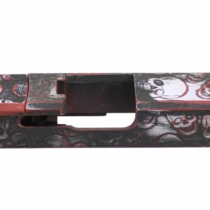 Skulls Deep Engraved & Cerakoted G17 RMR One-Off Slide