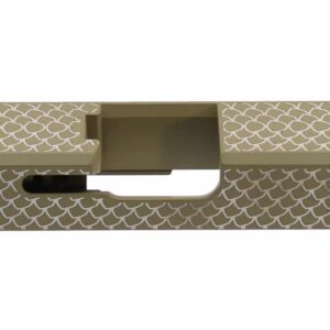 FDE Cerakote & Dragon Scale Engraved Glock 17 Standard One-Off Slide
