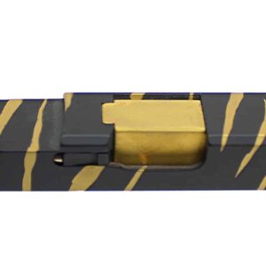 Assembled TiN Coated Tiger Striped G19 RMR One-Off Slide w/ TiN Barrel