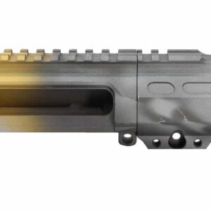 Gold & Tungsten Cerakote One-Off Gen2x AR-15 Upper & 5.5″ Handguard Set