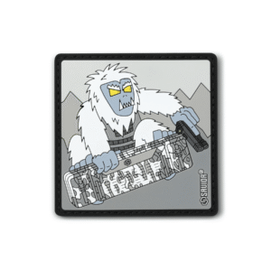 Snowboarding Yeti Morale Patch