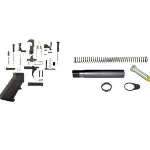 AR-15 Pistol Lower Build Kit – Pistol Buffer Tube Assembly & Lower Parts Kit – LPK